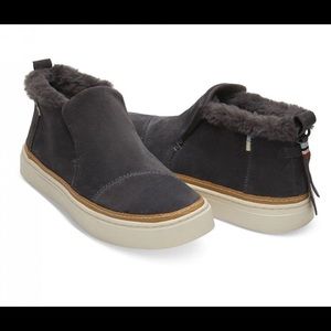 TOMS Paxton Forged Iron Grey Suede/Water Resistant